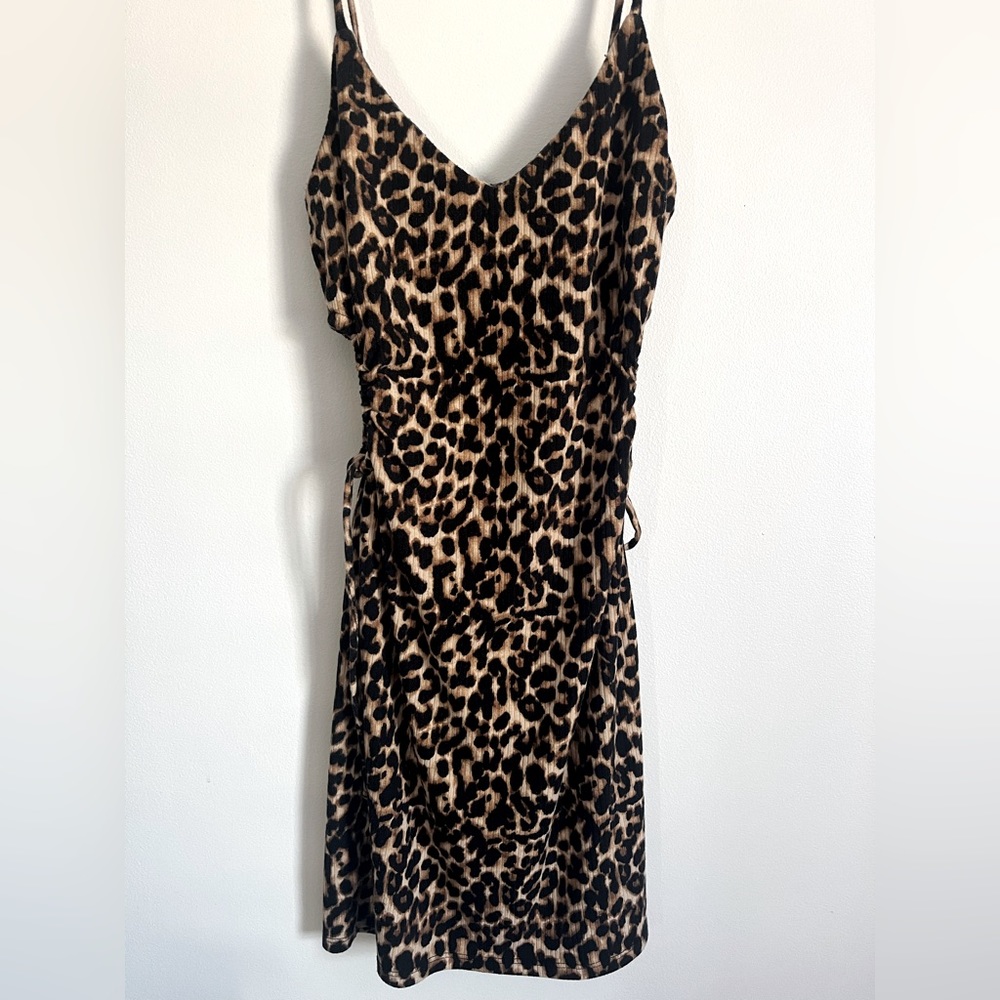 Cheetah print dress